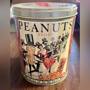 Vintage Mr. Peanut’s Salted Tin